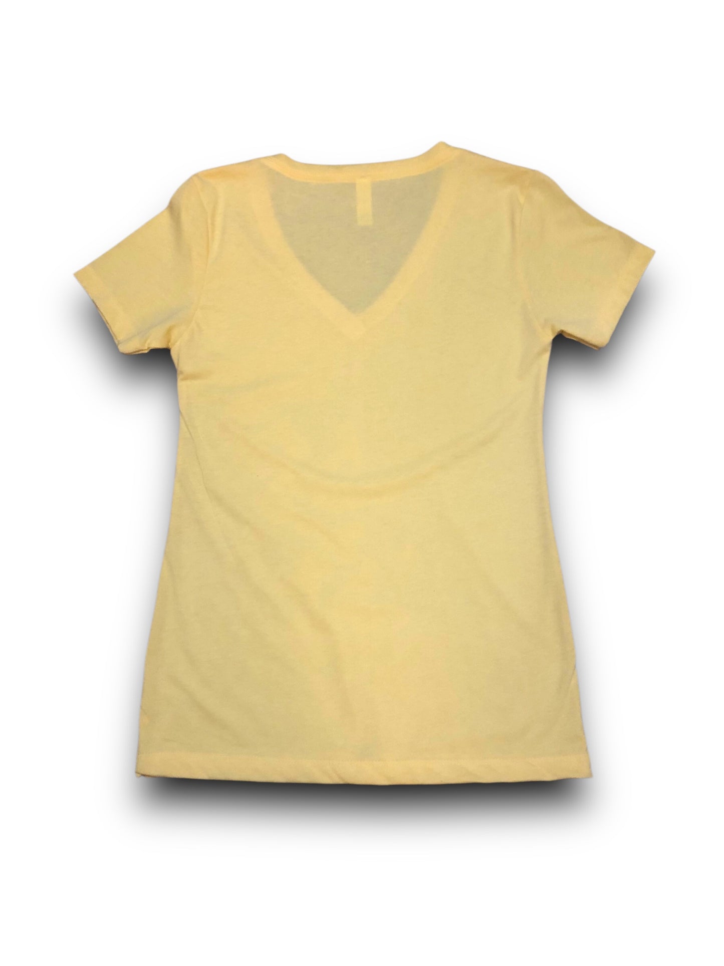 Women's "Drink Up" Graphic V-Neck T-Shirt - Med