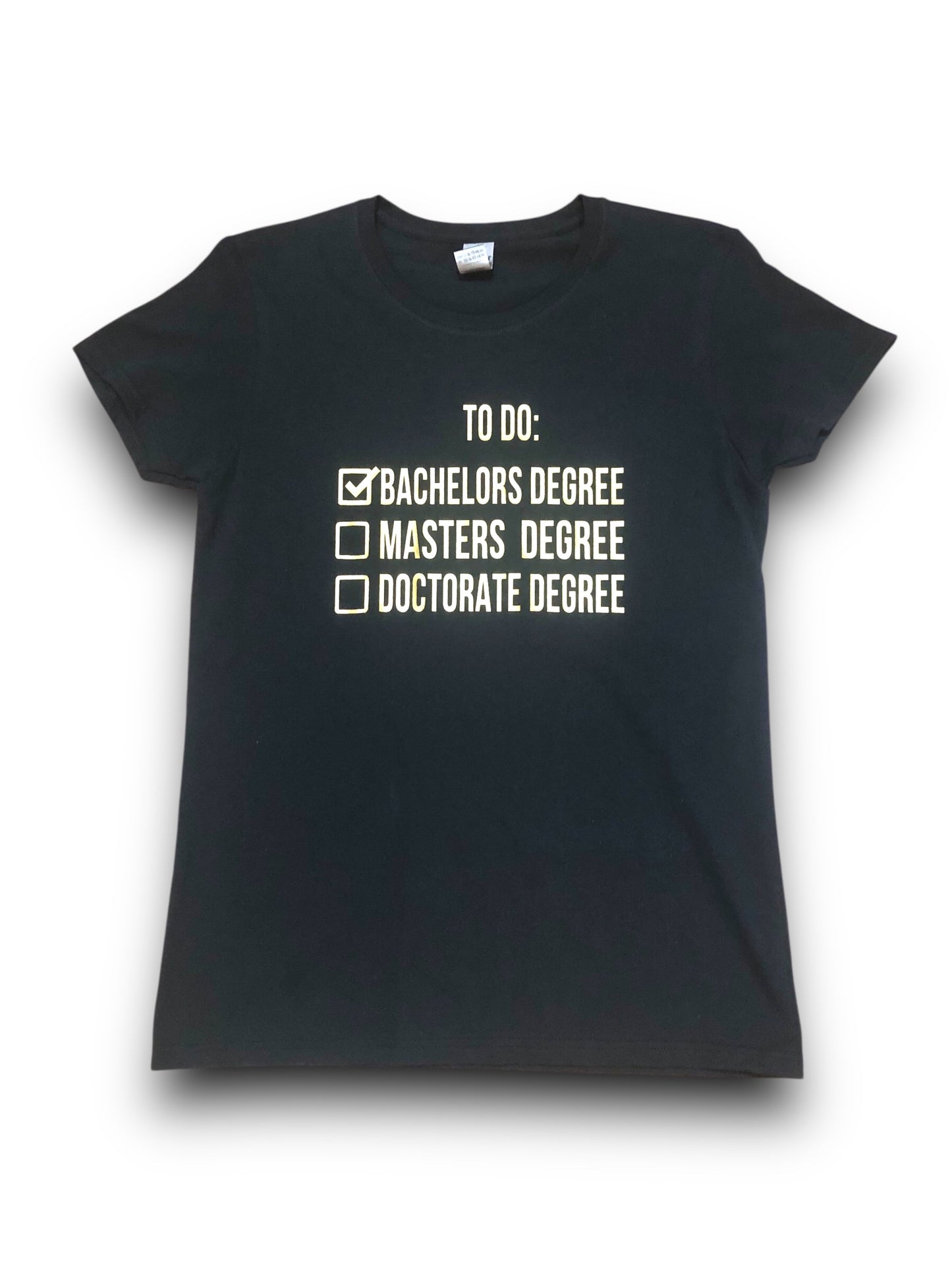 Men's "To Do Degree Checklist" Graphic T-Shirt - Med
