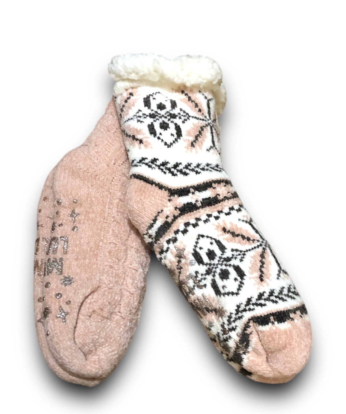 Muk Luks Women's Cabin Socks (2 Pair Pack)