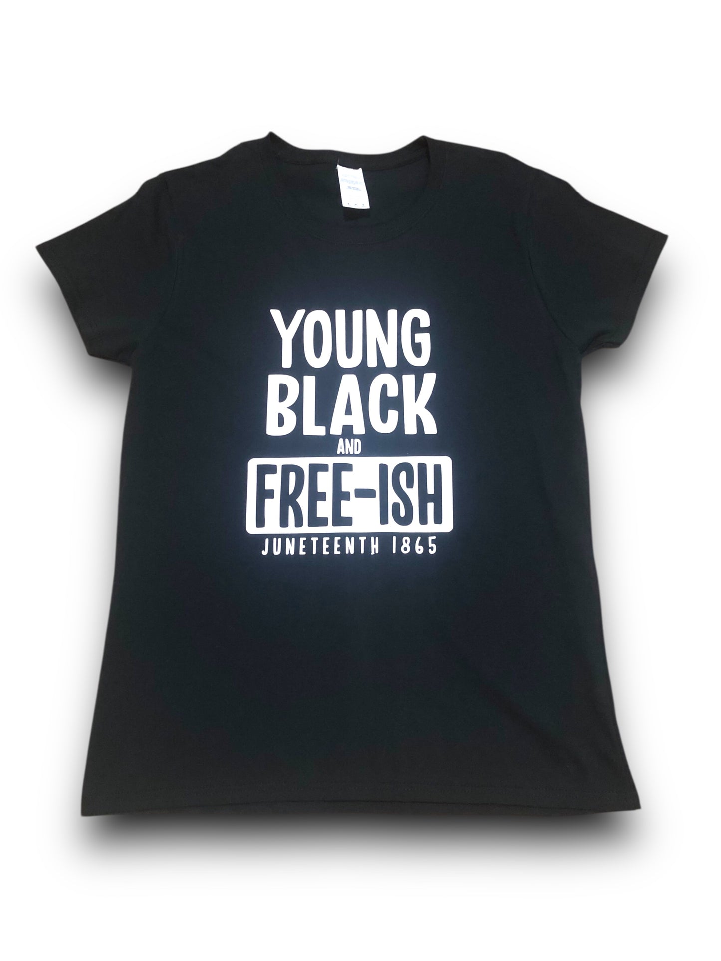 Men's "Young Black & Free-Ish" Graphic T-Shirt - Med