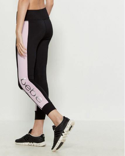 BEBE SPORT Womens Orchid Logo Legging Joggers - Gmbu Apparel