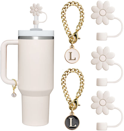 Letter Charm Accessories For Modern Tumbler Cup