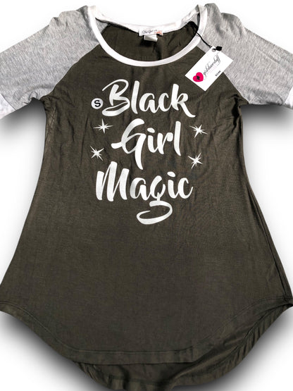 Top Girl LA Women's "Black Girl Magic" Graphic Shirt - Small