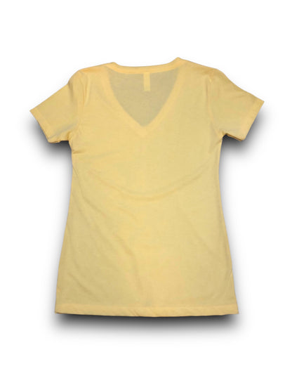 Women's "Drink Up" Graphic V-Neck T-Shirt - Med