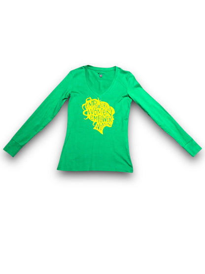 Women's "Empowered Women" Graphic Long Sleeve T-Shirt - Small