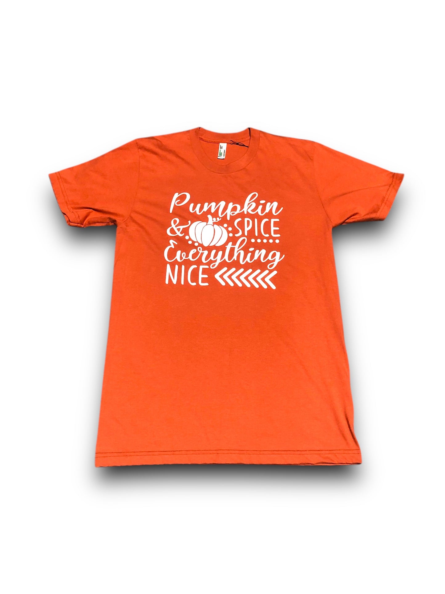 American Apparel Women's "Pumpkin Spice Everything Nice" Graphic T-Shirt - Med (NWOT)