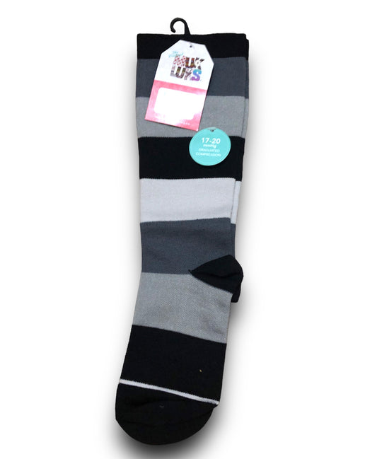 Muk Luks Graduated Compression Women's Gift Holiday Sock (17-20 mmHg)