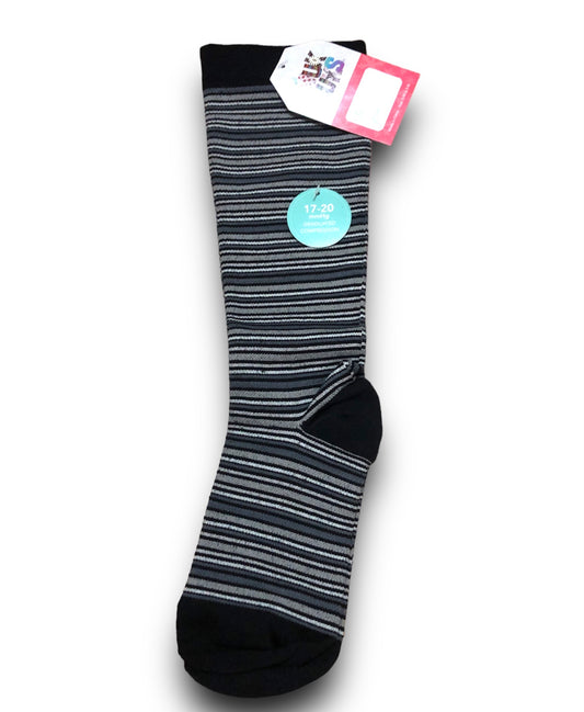 Muk Luks Graduated Compression Women's Gift Holiday Sock (17-20 mmHg)