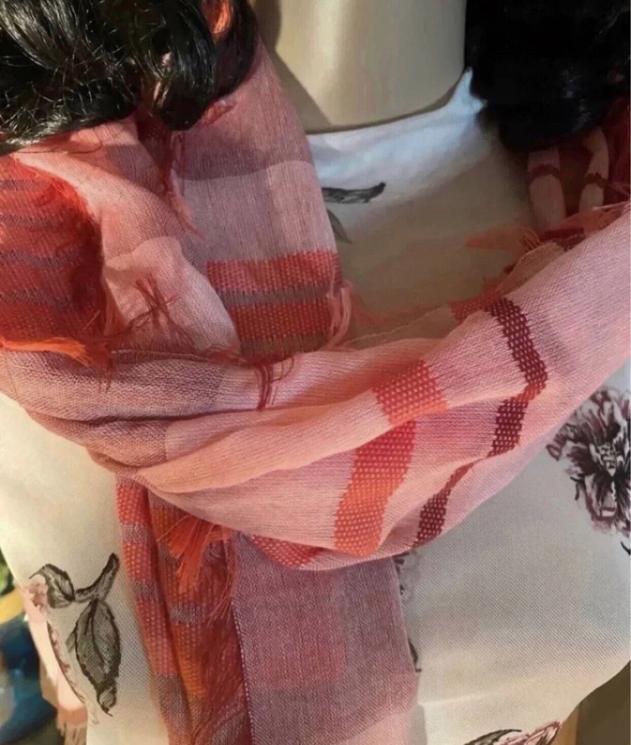 Aca & Aiden Rose Scarf NWT