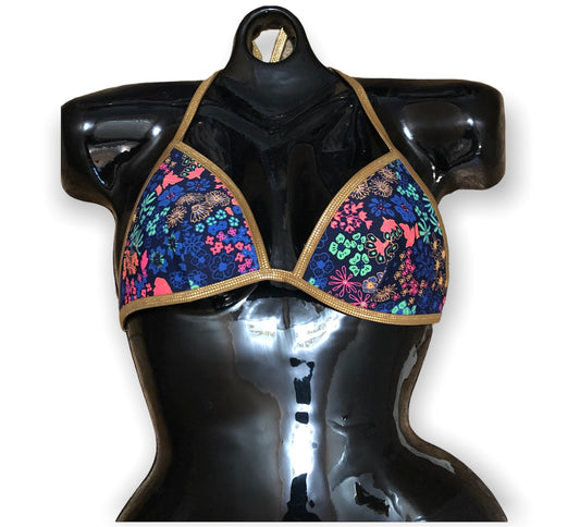 Aerie Floral Bikini Swim Top