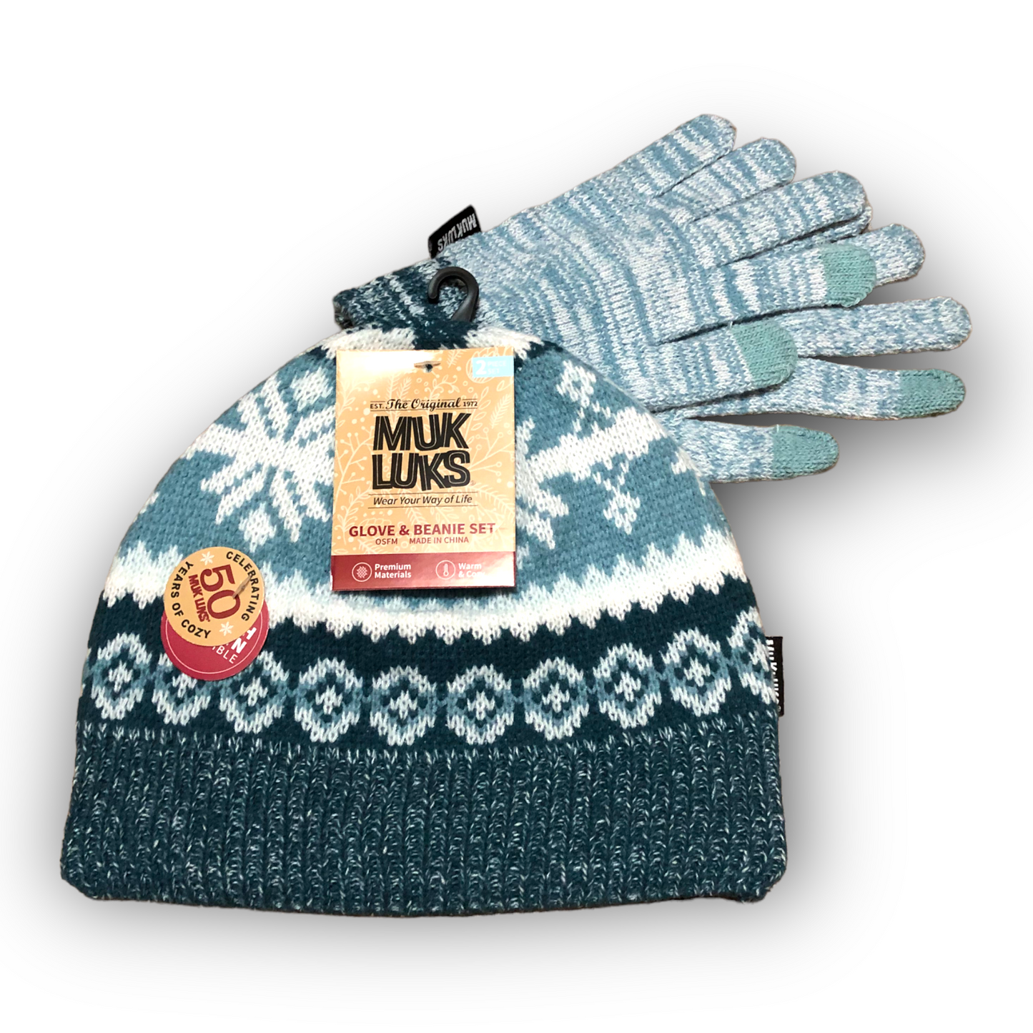 Muk Luks Women's Glove & Beanie Set (2 Pieces)