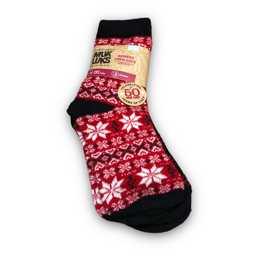 Muk Luks Women's Crew Socks (2 Pairs)