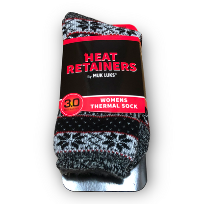 Muk Luks Women's Heat Retainer Thermal Sock 3.0 TOG Rating