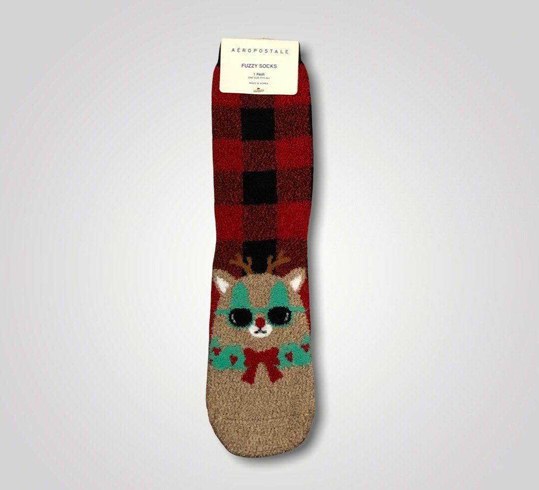 Aeropostale Women's Fuzzy Socks - GMBU Apparel