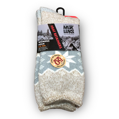 Muk Luks Women's Heat Retainer Thermal Sock 3.0 TOG Rating