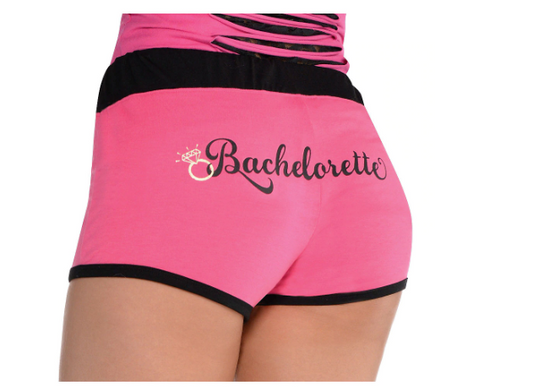 Bachelorette Party Adult Pink Short Shorts